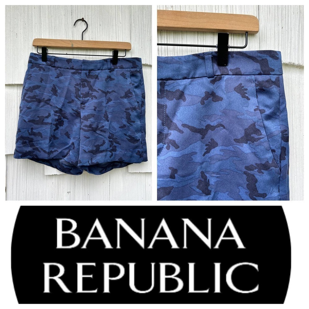 Banana Republic Satin Camouflage Print Short 6‎
